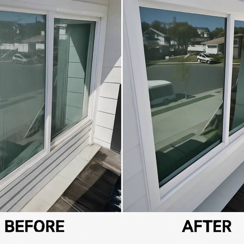 Commercial window cleaning interior high desert CA